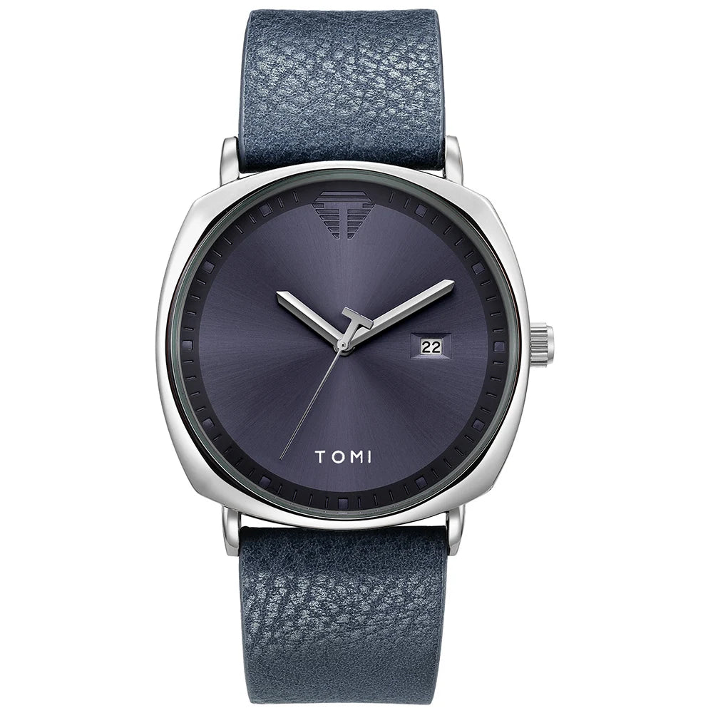 2021 Moda Simples Relógio Masculino Relógios De Pulso De Quartzo Dos Homens Pulseira De Couro Calendário Automático Display Masculino Relogio Drop Shiping