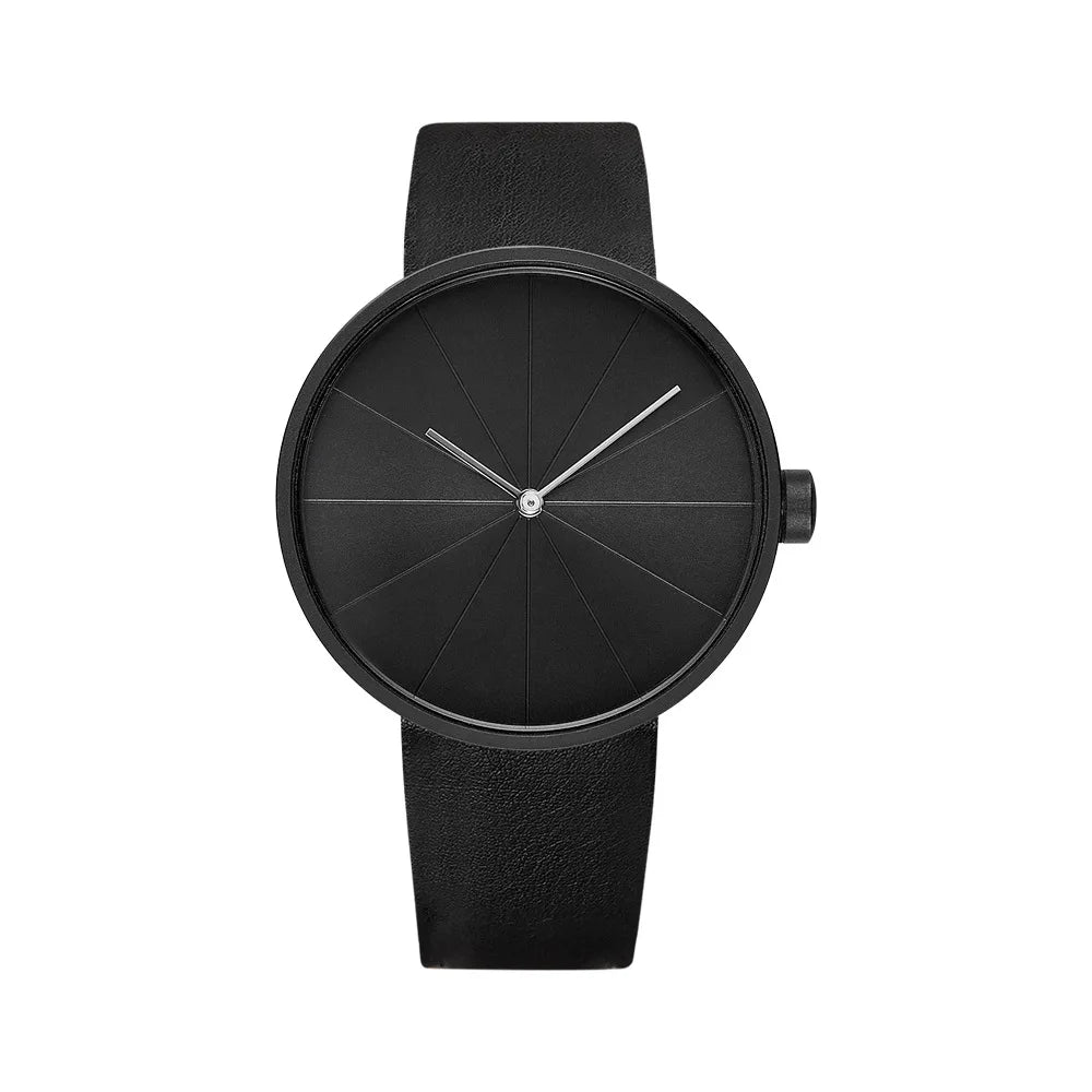 Yazol minimalista moda masculina ultra fino relógios simples negócios pulseira de couro relógio de quartzo relogio masculino kol saati