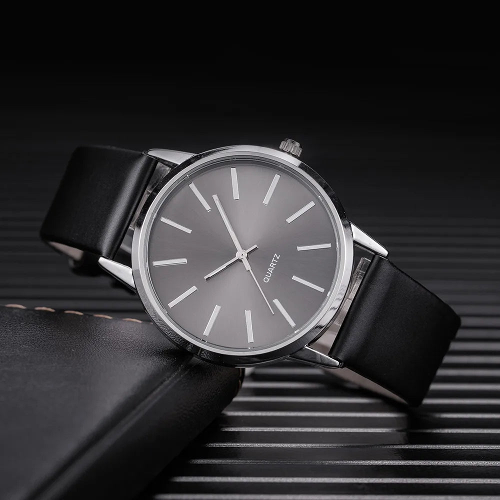 2025 relógios masculinos marca superior de luxo pulseira couro marrom quartzo relógio de pulso masculino casual simples relógio de pulso masculino reloj hombre