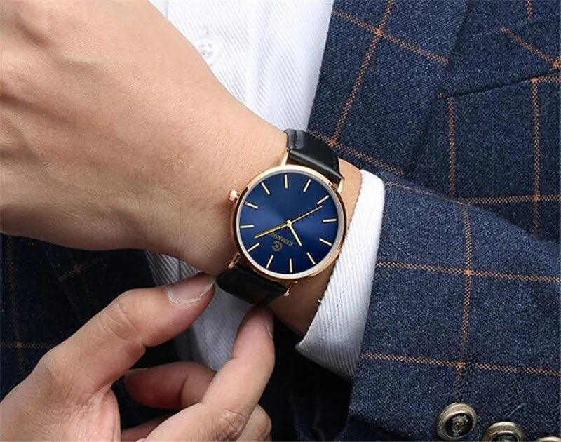 Relogio masculino relógios masculinos marca superior de luxo ultra-fino relógio masculino relógio erkek kol saati reloj hombre