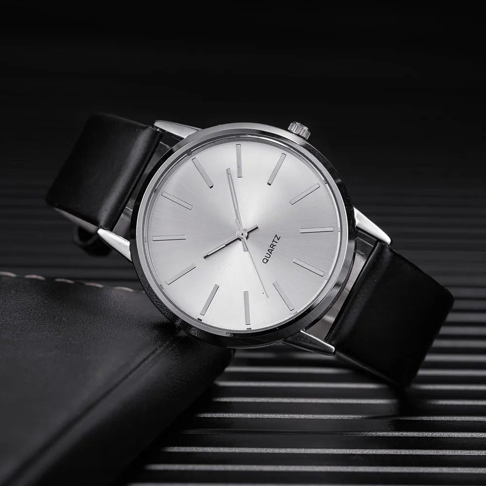 2025 relógios masculinos marca superior de luxo pulseira couro marrom quartzo relógio de pulso masculino casual simples relógio de pulso masculino reloj hombre