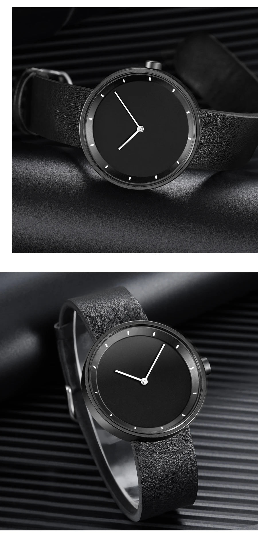 Yazol relógios masculinos estilo minimalista simples moda quartzo relógios de pulso pulseira do plutônio à prova dwaterproof água estudante relogios masculino