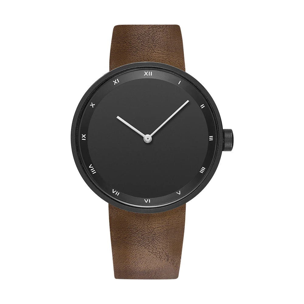 Yazol relógios masculinos estilo minimalista simples moda quartzo relógios de pulso pulseira do plutônio à prova dwaterproof água estudante relogios masculino