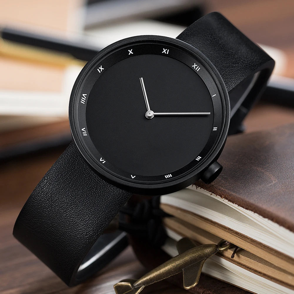 Yazol relógios masculinos estilo minimalista simples moda quartzo relógios de pulso pulseira do plutônio à prova dwaterproof água estudante relogios masculino