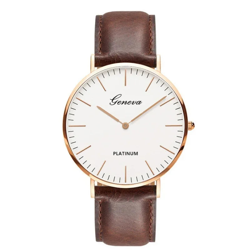 Novo relógio masculino moda casual ultra fino relógios simples negócios couro quartzo relógio de pulso luxo relogio masculino